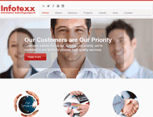 Tablet Screenshot of infotexx.com